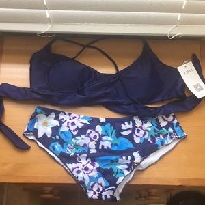 Zaful large purple swim suit